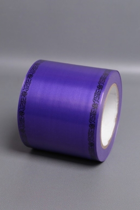Лента простая (10см*50м) С дубками по краям P1001 ФИОЛЕТОВЫЙ