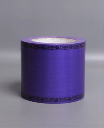 Лента простая (10см*50м) С дубками по краям P1001 ФИОЛЕТОВЫЙ
