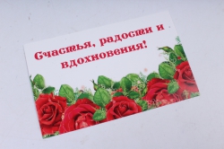Открытка 38115 С Юбилеем! конвертик 85х165 4602560001075