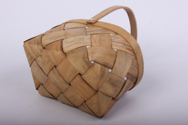 Корзина плетеная (секвойя) 23x15 h=12,5/25.5cm
