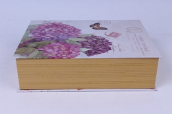 Набор подарочных коробок из 3шт- Книга прямоугольник Гортензия 