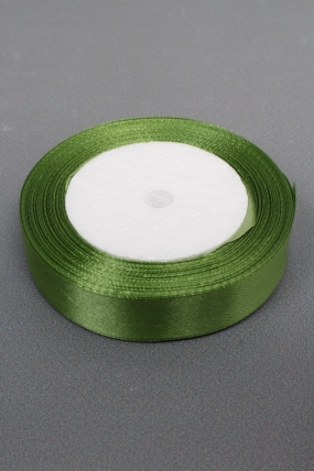 Лента атлас 2см х 25ярд аспарагус  2345Н