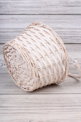 Корзина из ивы  белый  1733