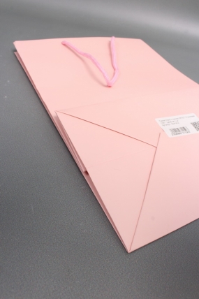 Сумка Люкс с окном 26*32*15 розовая L341  Цена за 1шт