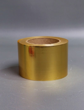 Подарочная Декоративная Лента металлизированная - 8х50у - Золотая М899