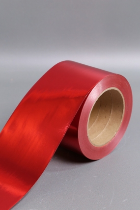 Подарочная Декоративная Лента металлизированная - 8х50у - Красная М848