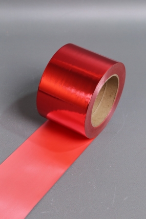 Подарочная Декоративная Лента металлизированная - 8х50у - Красная М848