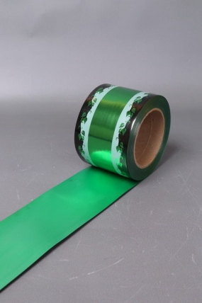 Лента металл с рисунком 8см*50ярд МР803 ЗЕЛЕНЫЙ