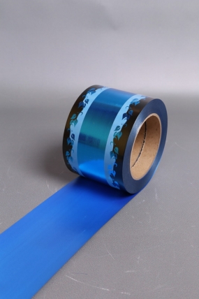 Лента металл с рисунком 8см*50ярд МР804 СИНИЙ