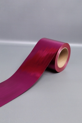 Лента металл (10см*50ярд) M1045 МАЛИНОВЫЙ