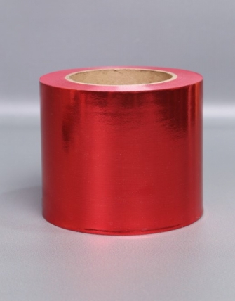Лента металл (10см*50ярд) M1048 КРАСНЫЙ