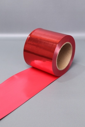 Лента металл (10см*50ярд) M1048 КРАСНЫЙ