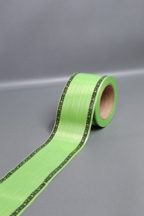 Лента простая (8см х 50м) С дубками по краям P830 САЛАТОВЫЙ