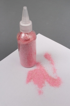 Блестки цветные  80гр Светло-розовые флуоресцентные в тубе	00109053