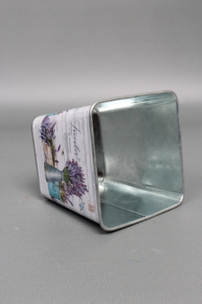 Декоративное кашпо "Букет лаванды" 9.5X9.5XH9CM. металл  0615М