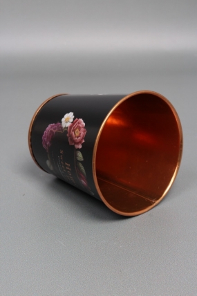 Декоративное кашпо "Дом милый дом" 9.8XH10CM/B7.5 (матовый финиш), металл  8097М