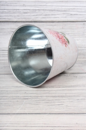 Декоративное кашпо "Гортензия" D12,5XH12 CM B9, металл 3408М