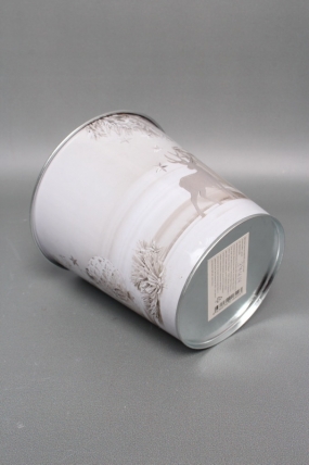 Декоративное кашпо "Искристое чудо" D15XH15CM/B11, металл  8403М