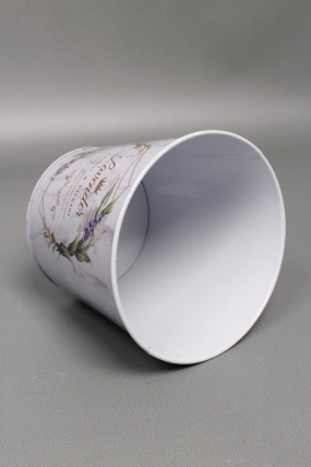 Декоративное кашпо "Классика" D9.8XH10см B:D7.6 см,  металл  7950М