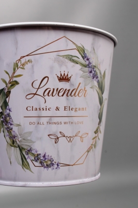 Декоративное кашпо "Классика" D9.8XH10см B:D7.6 см,  металл  7950М