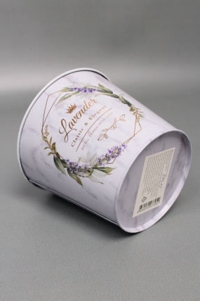 Декоративное кашпо "Классика" D9.8XH10см B:D7.6 см,  металл  7950М