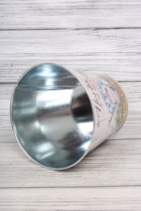 Декоративное кашпо "Садовые травы" 17,5XH16,7CM/B13,3, металл 4443М