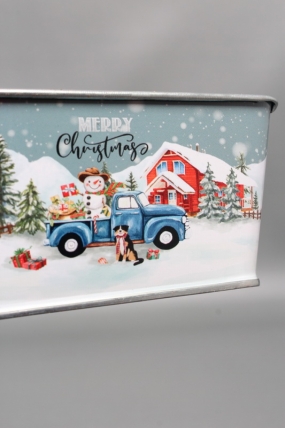 Декоративное кашпо "Сказочное настроение" 14.5X9.5XH6.5CM 12X7CM, металл 1124М