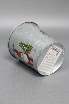 Декоративное кашпо "В кругу лесных друзей" 9,8XH10CM/B7,5, металл  1186М