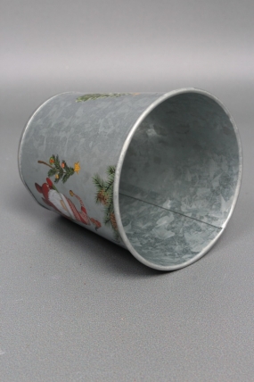 Декоративное кашпо "В кругу лесных друзей" 9,8XH10CM/B7,5, металл  1186М