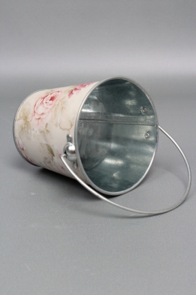 Декоративное кашпо-ведерко "Любовные письма" D11.5/9.8XH10/16.5CM B7.5 (матовый финиш), металл9978