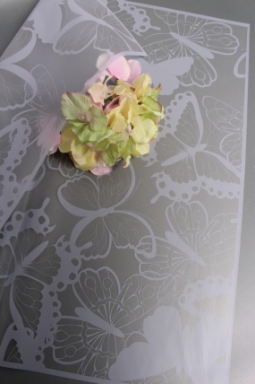 Флористическая пленка "Батерфлай" 50 мкр, 57 см х 57 см, 20 листов/упак., сиреневый 6254М