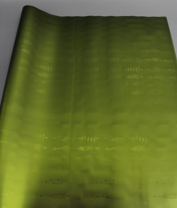 Флористическая пленка, металлическая Новогодняя, 40 мкр, 58 см х 10 м, зеленый 3968М