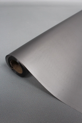 Флористическая пленка с перламутровым эффектом, 50 мкр, 57 см х 10 м, черный 7232М