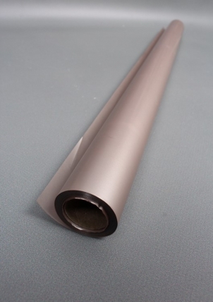 Флористическая пленка с перламутровым эффектом, 50 мкр, 57 см х 10 м, жемчужно-бежевый 7157М