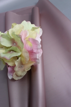 Флористическая пленка с перламутровым эффектом, 50 мкр, 57 см х 10 м, светло-коричневая 7171М