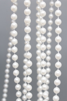 Жемчужная нить на катушке, 6 мм * 23 м, белый  4187М