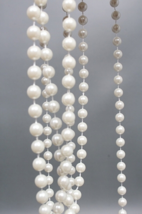 Жемчужная нить на катушке, 8 мм * 15 м., белый  4262М