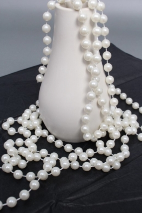 Жемчужная нить на катушке, 8 мм * 15 м., белый  4262М