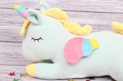 Игрушка мягкая - Единорог большой 50см мятный