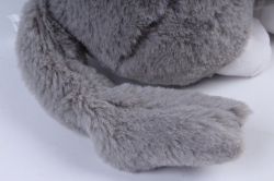 игрушка мягкая - кошка 3 цвета м-2175/25/1 серая
