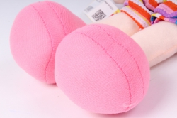 игрушка мягкая кукла розовая м-3029