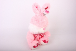 игрушка мягкая - заяц зоо 4 зверя аг-2921/30 h=27cm