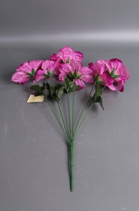 Искусственное растение - Нарциссы махровые 50 см пурпурные