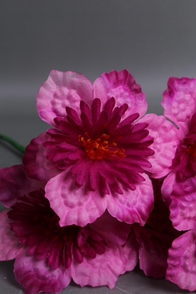 Искусственное растение - Нарциссы махровые 50 см пурпурные