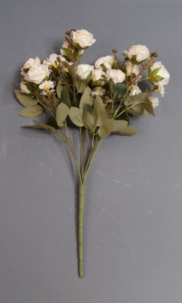 Искусственное растение - Розы дизайн кремовая 40 см