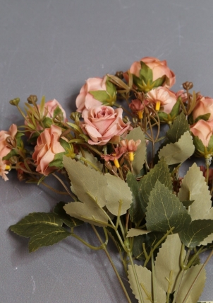 Искусственное растение - Розы дизайн пепельная 40 см