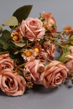 Искусственное растение - Розы дизайн пепельная 40 см