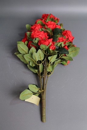 Искусственное растение - Розы кустовые 50см красные