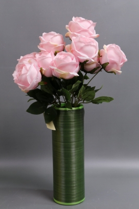 Искусственное растение - Розы Нежность 9 голов зефир 42 см