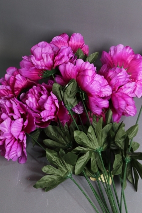 Искусственное растение - Ветка пиона 80см сирень